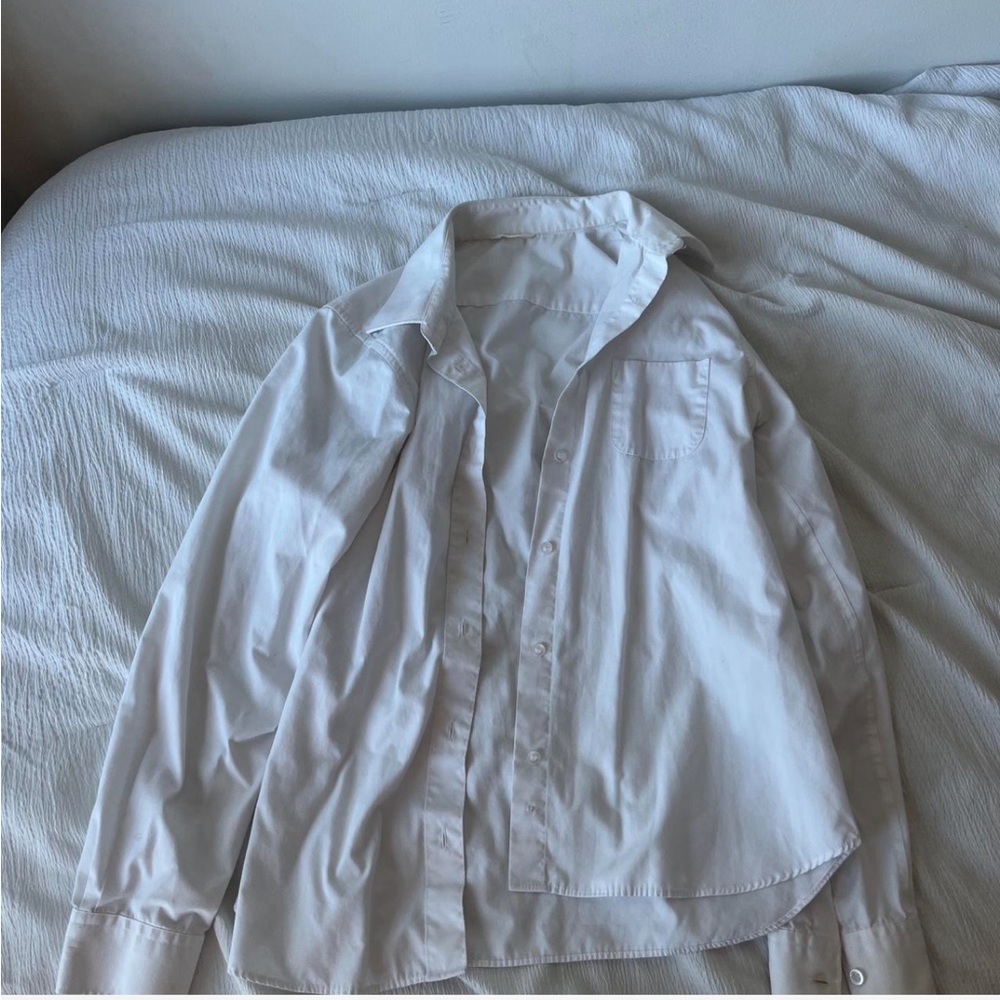 Classic White Button Down Shirt